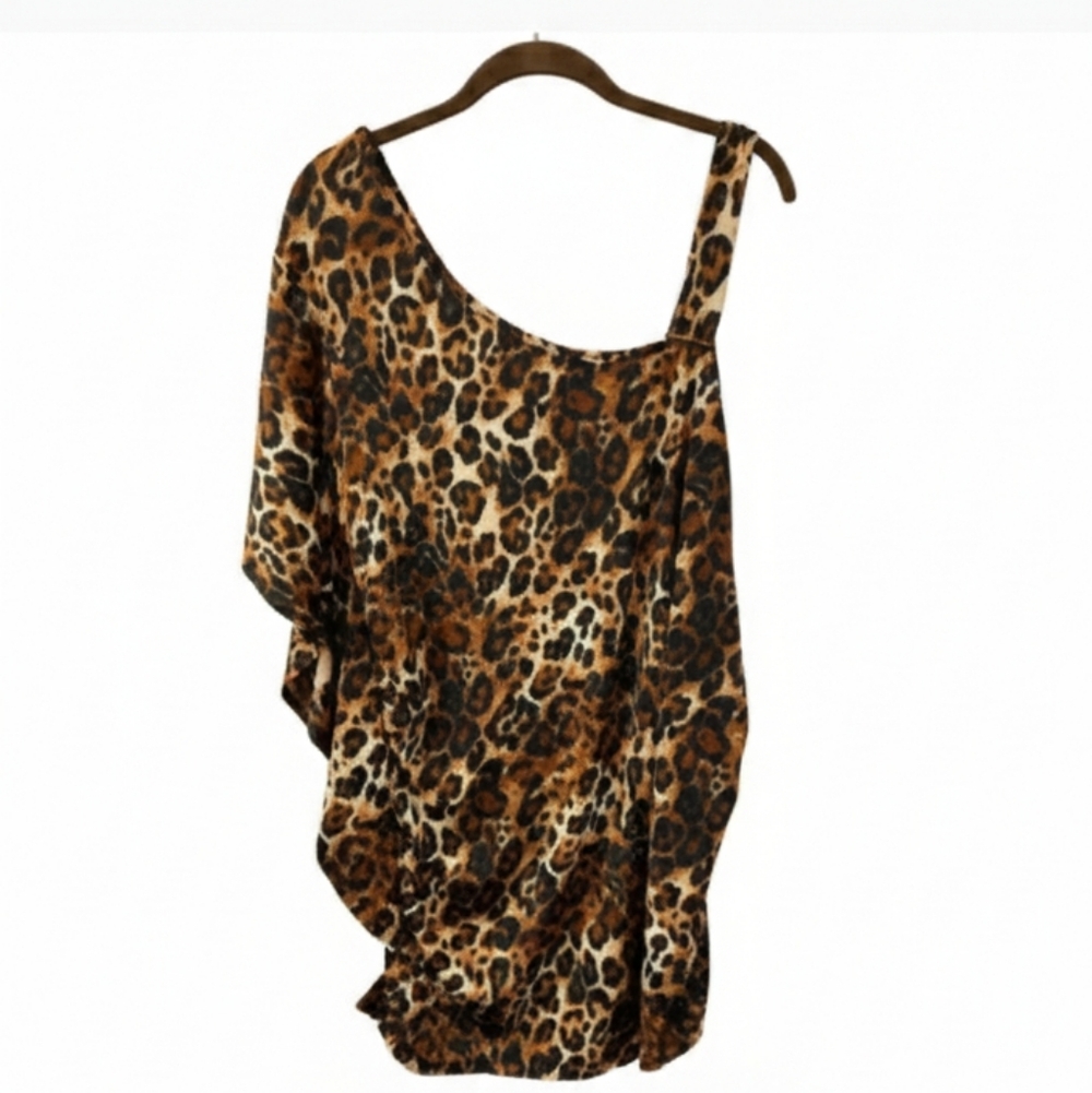 Destiny Gold Animal Print Top